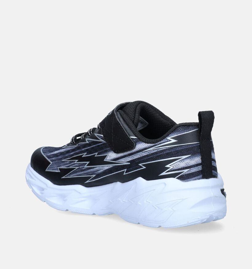 Skechers Light Storm 2.0 Zwarte Sneakers voor jongens (345242)