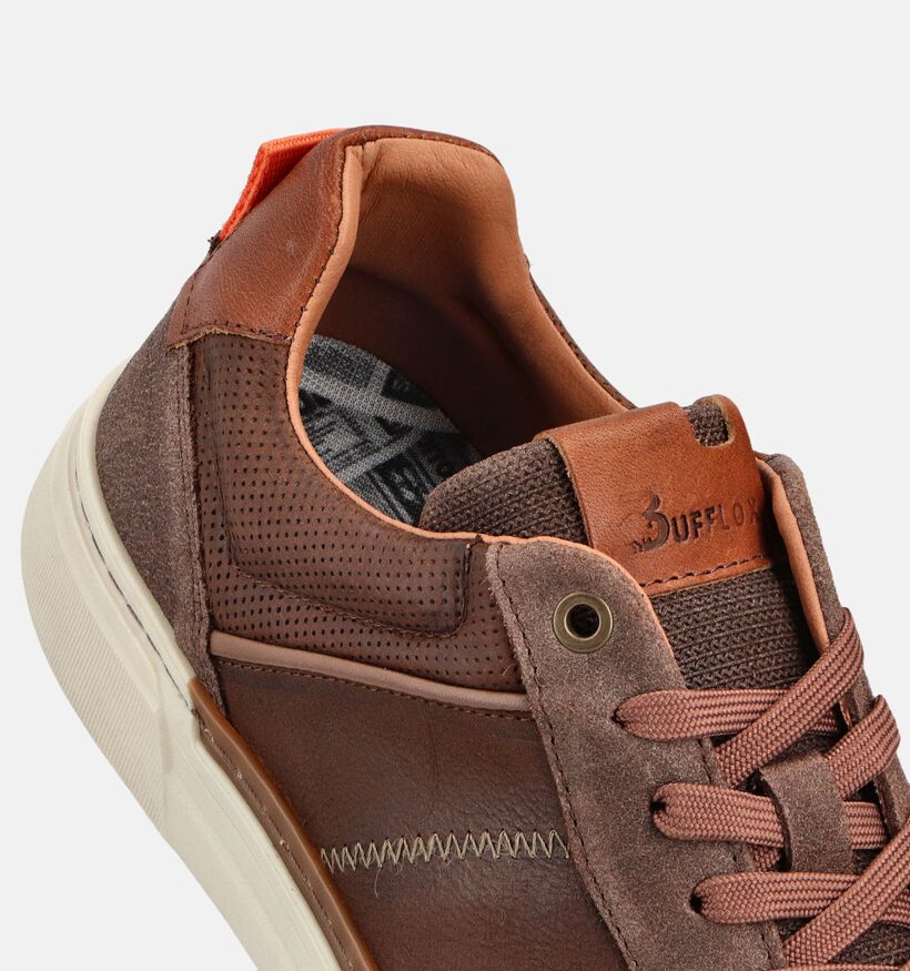 Bufflox Rome Cognac Veterschoenen voor heren (362658) - geschikt voor steunzolen