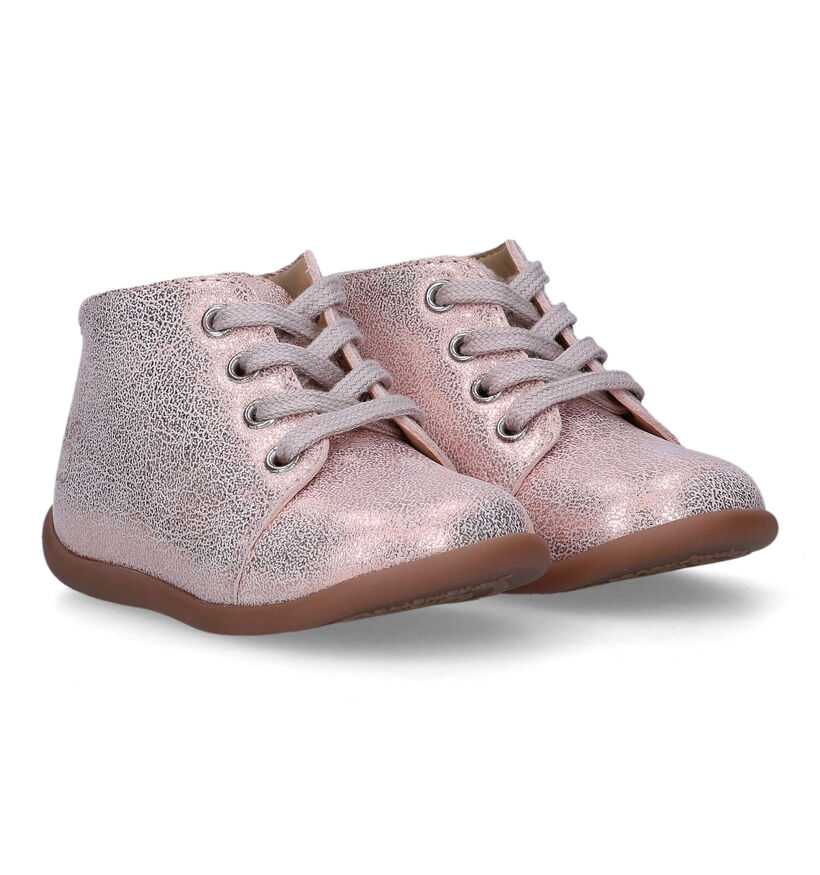 Pom d'Api Stand Up Chaussures pour bébé en Cognac pour filles (322889)