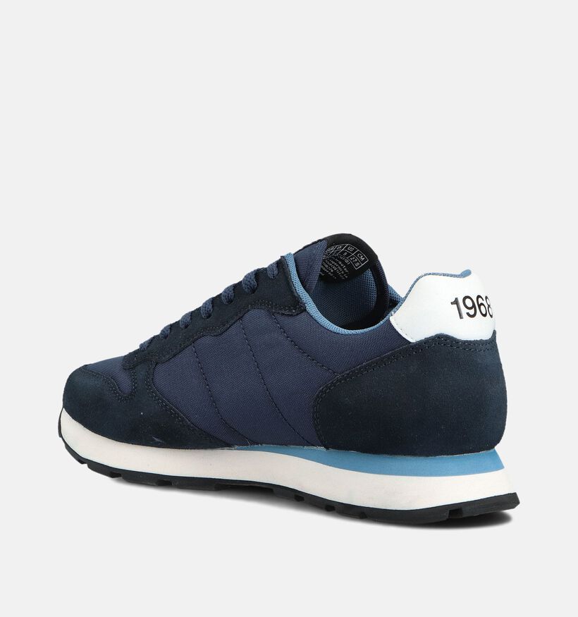 Sun68 Tom Solid Chaussures plates en Bleu pour hommes (361795) - pour semelles orthopédiques