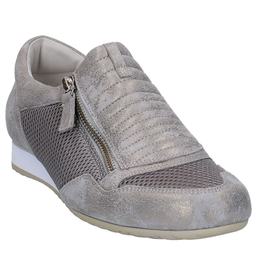 Gabor OptiFit Chaussures slip-on en Taupe en nubuck (275220)