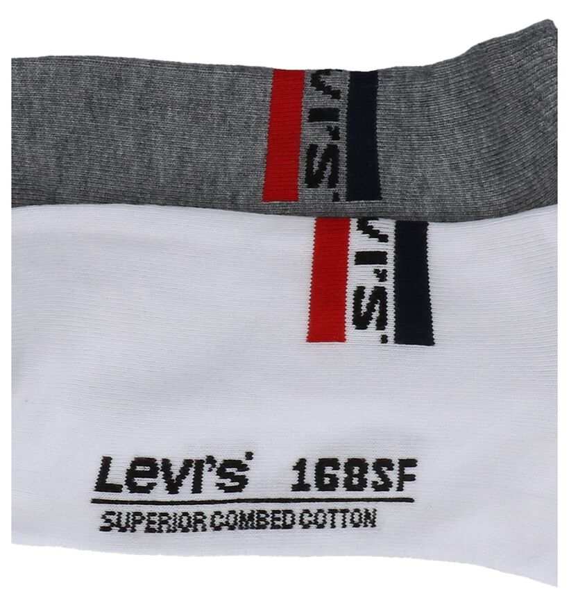 Levi's Zwart/Grijze Enkelsokken - 2 Paar (246786)