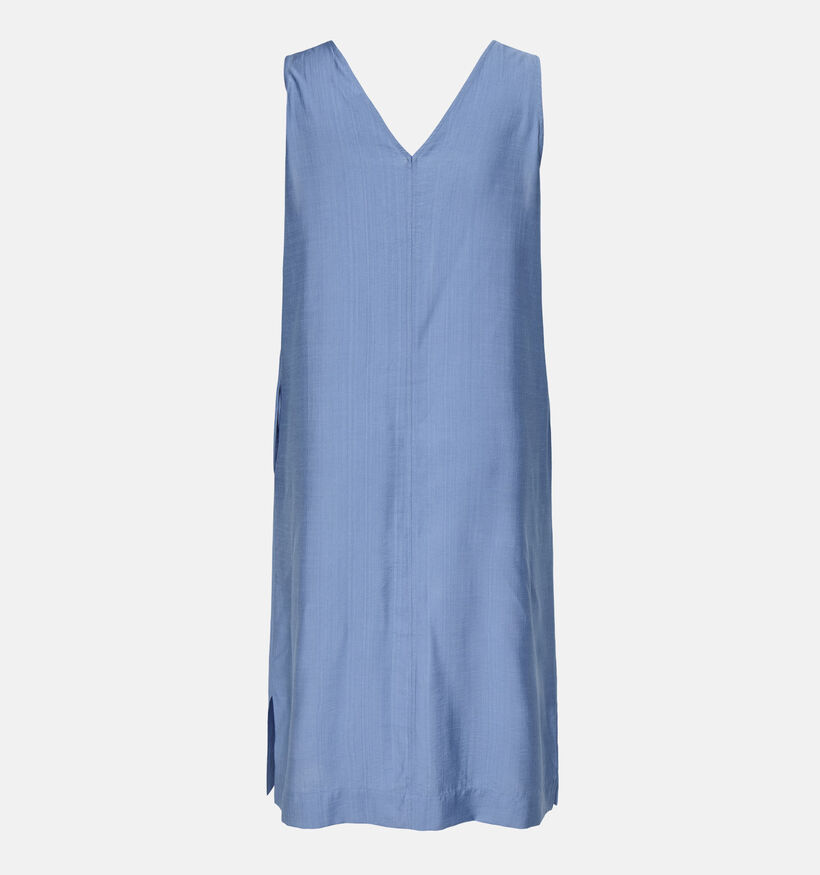 ONLY Carmakoma Joanna V-Neck Blauwe Midi-Jurk voor dames (374864)