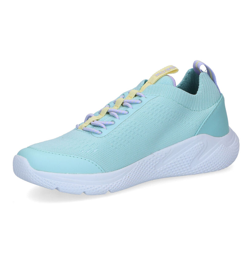 Geox Sprintye Baskets en Bleu pour filles (302625) - pour semelles orthopédiques