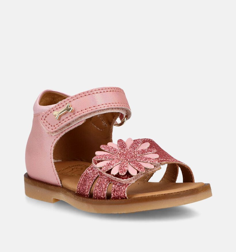 STONES and BONES Sandales pour b&eacute;b&eacute; en Rose pour filles (369615)