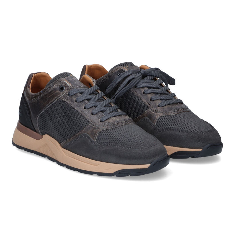 Bullboxer Chaussures à lacets en Gris pour hommes (316452) - pour semelles orthopédiques