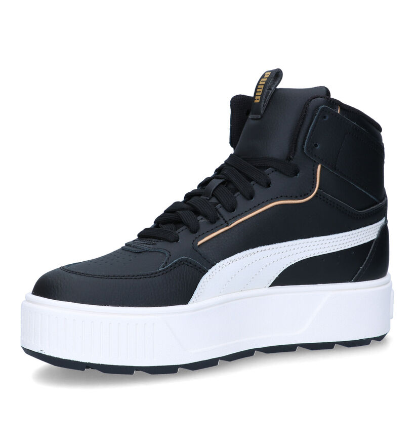 Puma Karmen Rebelle Mid Zwarte Sneakers voor dames (318652) - geschikt voor steunzolen