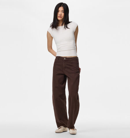 Pieces Jeans Bruin