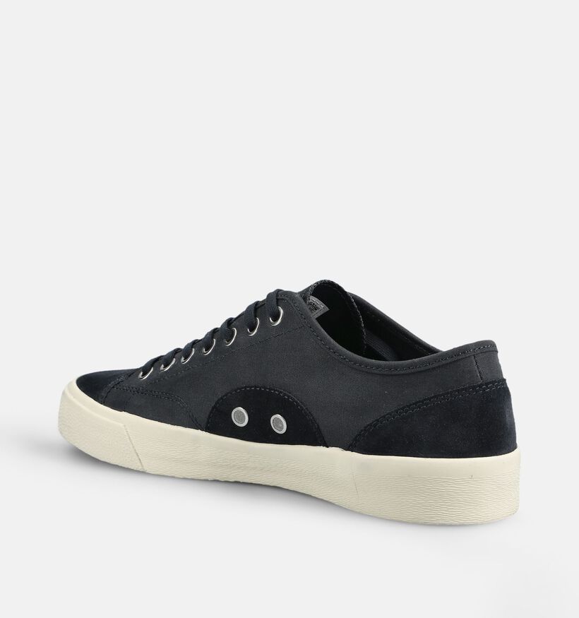 Fred Perry Hughes Canvas Suede Donkerblauwe Sneakers voor heren (375101)