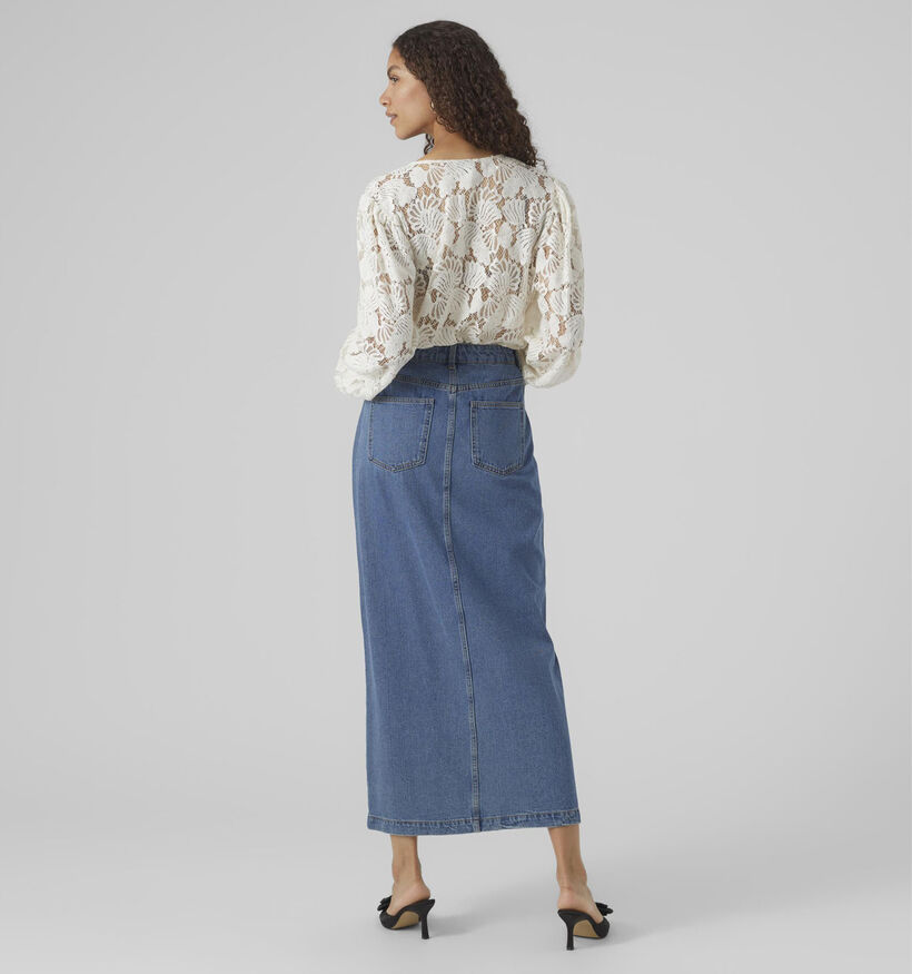 Vero Moda Just Jupe en jeans en Bleu pour femmes (335338)