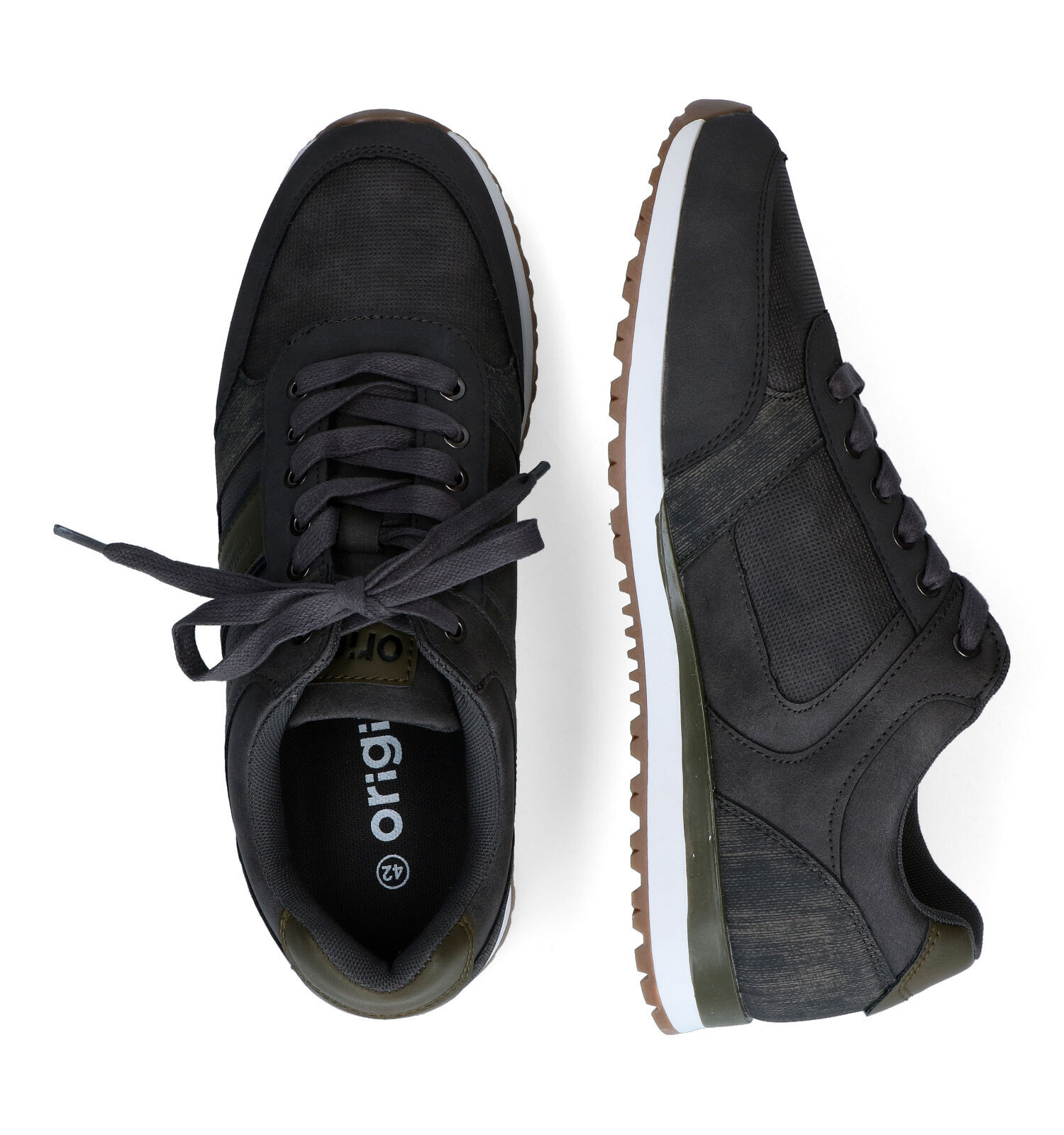 Origin Grijze Veterschoenen Heren Lage schoenen Online op TORFS.BE