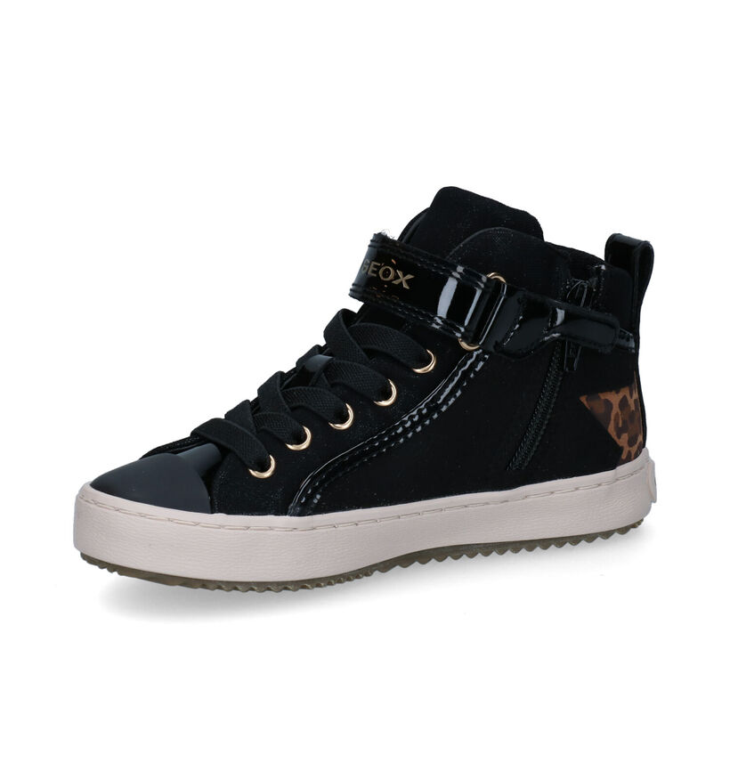 Geox Kalispera Baskets en Noir en simili cuir (295242)