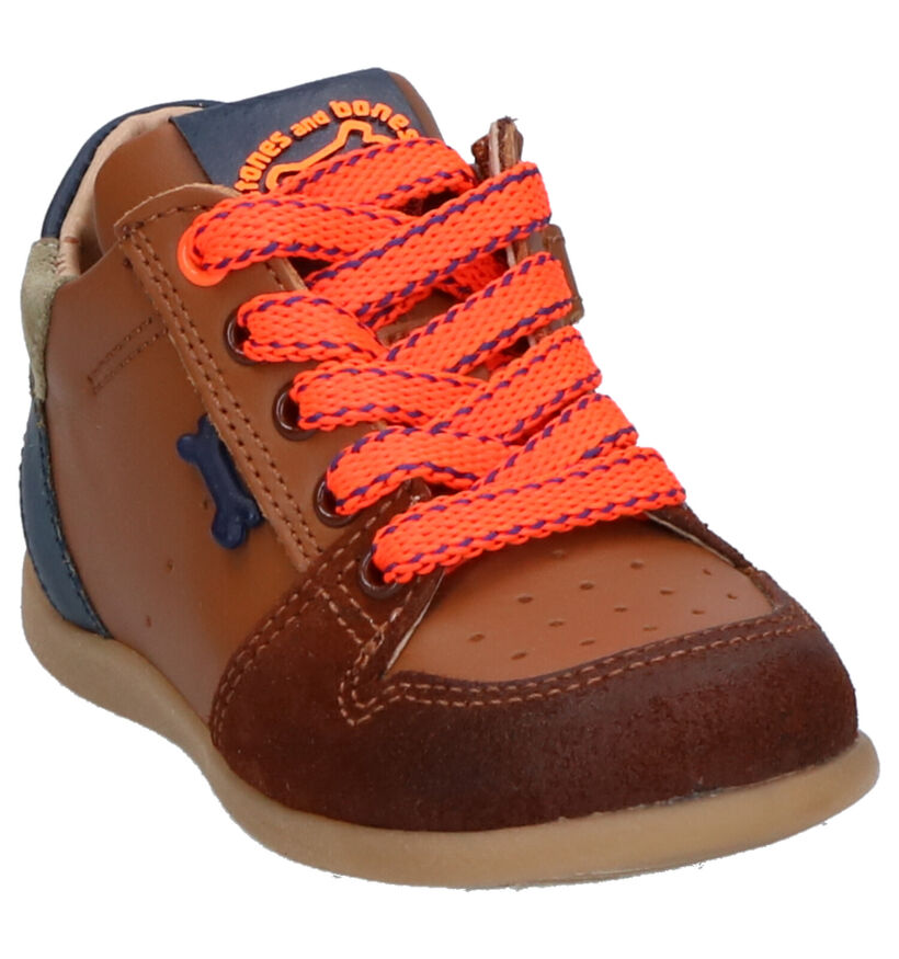 STONES and BONES Moty Cognac Lage Schoenen in leer (271321)