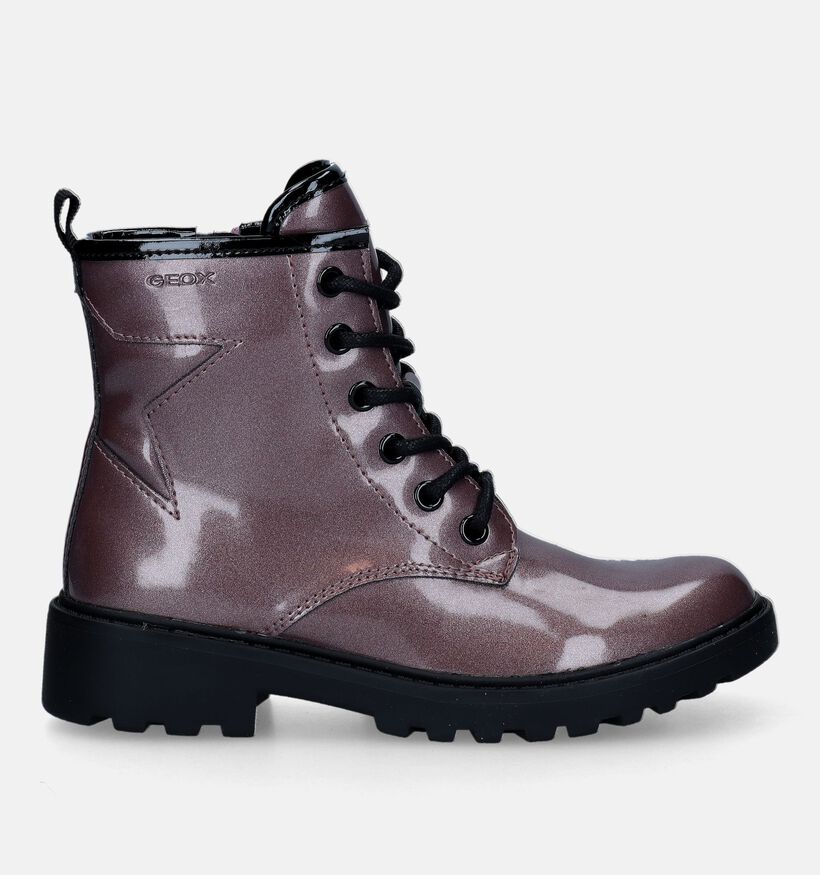 Geox Casey Roze Veterboots voor meisjes (329861) - geschikt voor steunzolen