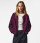 Pieces Katty Teddy Manteau en Bordeaux pour femmes (382231)