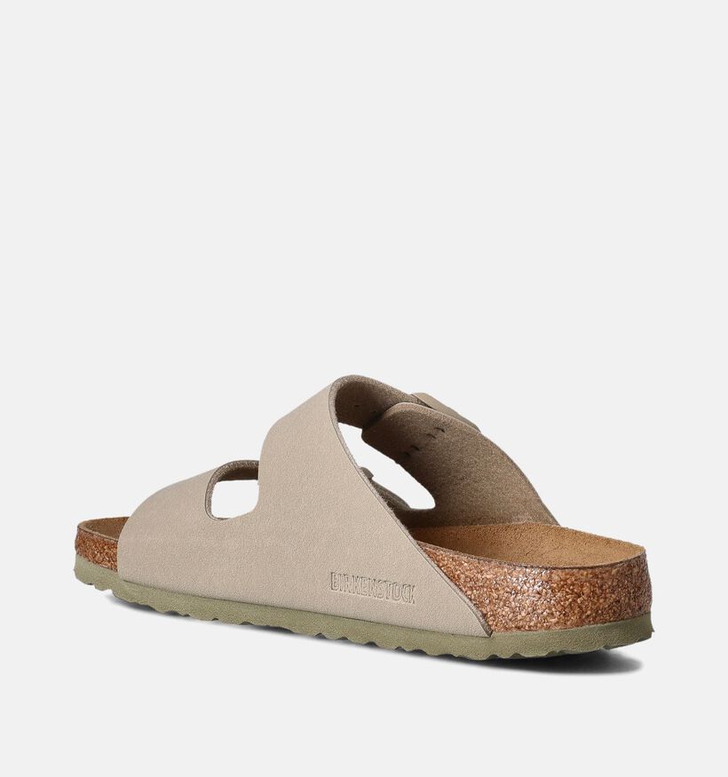 Birkenstock Arizona Nu-pieds en Vert Khaki pour femmes (350891)