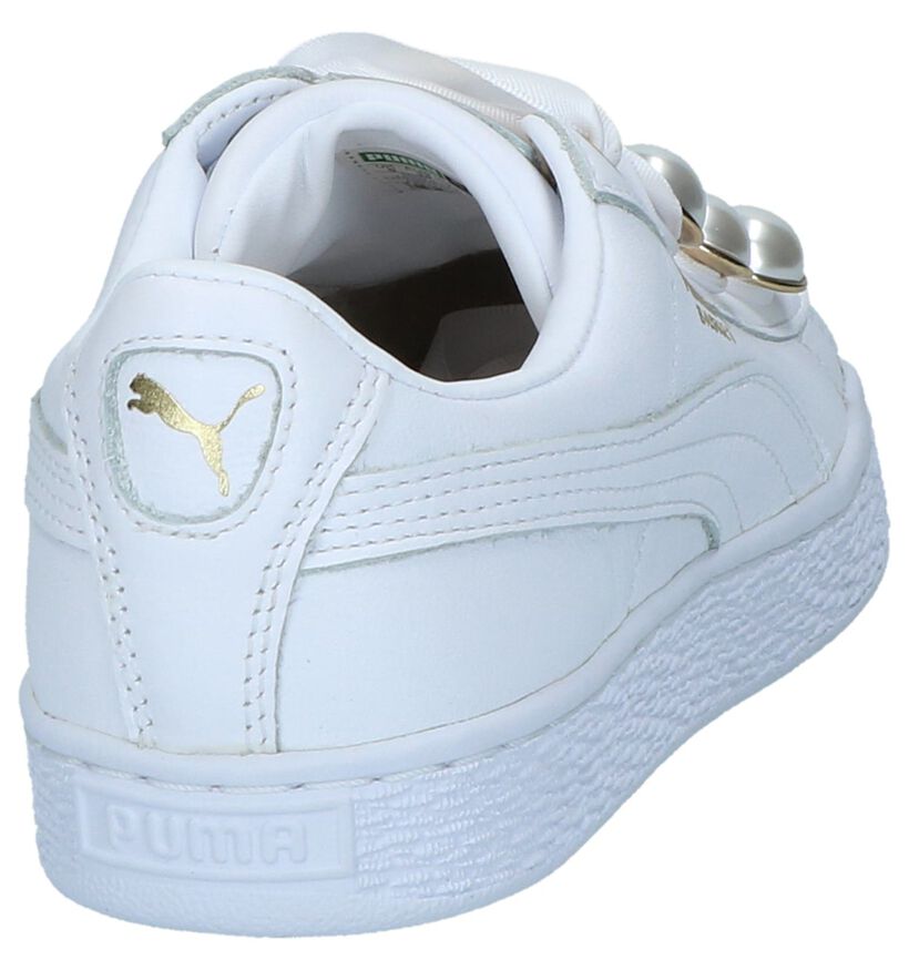 Puma Baskets basses en Blanc en cuir (221661)