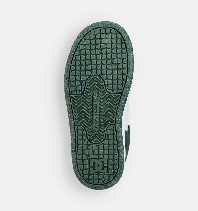 DC Shoes Manteca 4 Witte/Groene Sneakers voor jongens (360789) - geschikt voor steunzolen