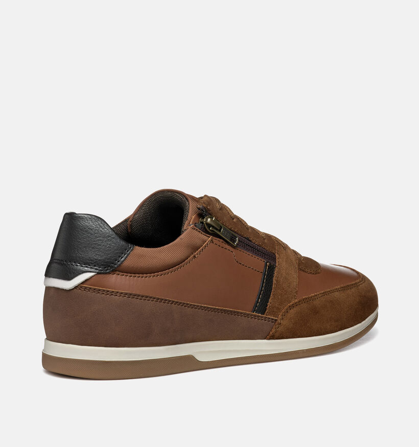 Geox Renan Bruine Veterschoenen voor heren (353842) - geschikt voor steunzolen