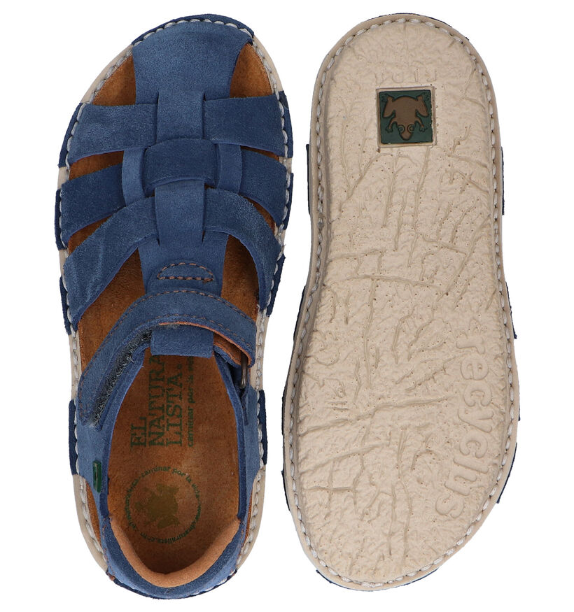 El Naturalista Terra Sandales en Bleu en nubuck (288640)