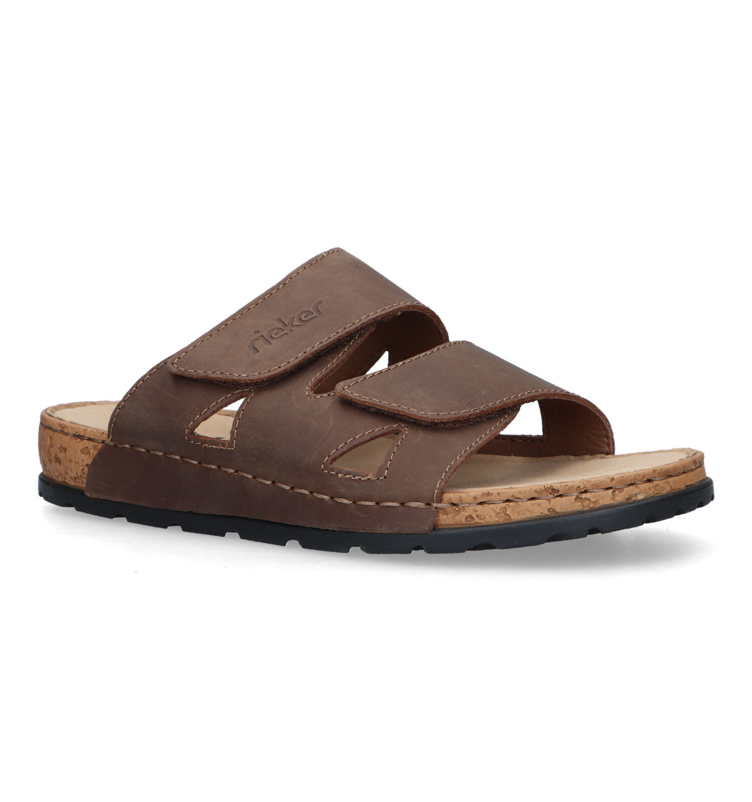 Rieker Bruine Slippers Heren Slippers Online op TORFS.BE