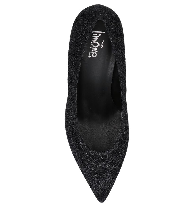 Pumps met Hoge Hak Zwart met Glitter Via Limone in kunstleer (229973)