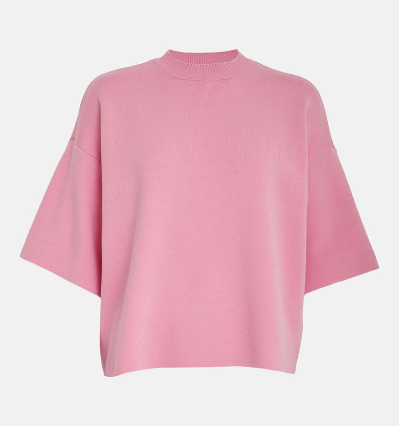 Minus Lupi Knit Roze T-shirt voor dames (371809)