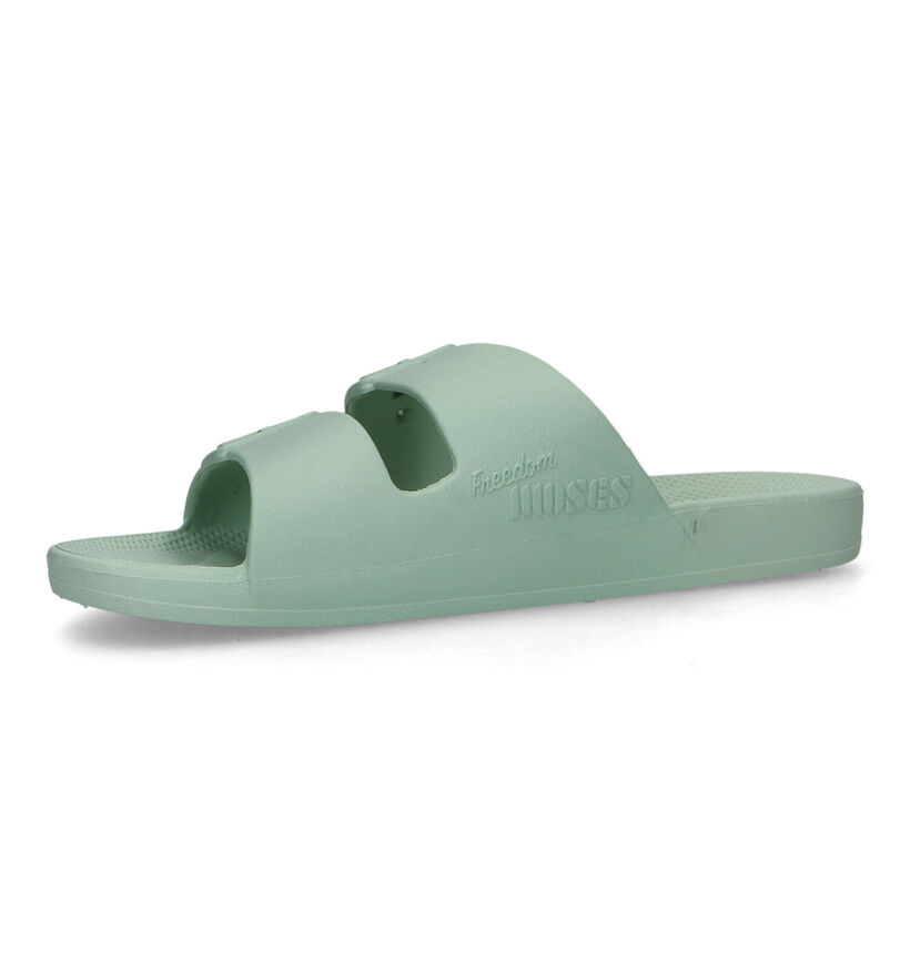 Freedom Moses Basic Nu-pieds en Vert Kaki pour femmes (340276)