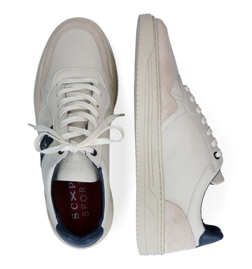 Scapa Witte Sneakers in daim (307034)