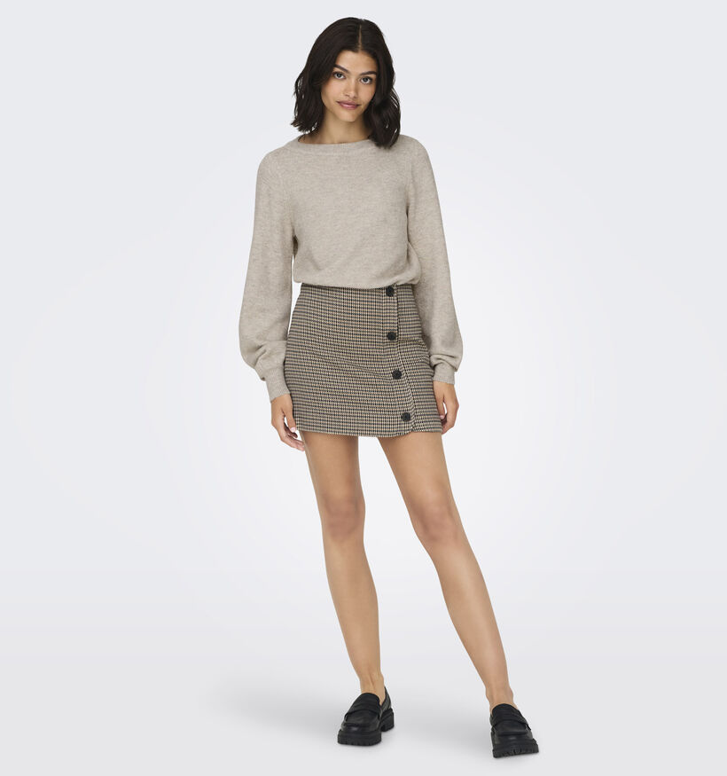 JDY Rue Glitter Pull en Beige pour femmes (362421)