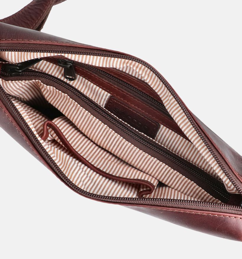 Saccoo Tufara Donkerbruine Crossbody Tas voor dames (375162)