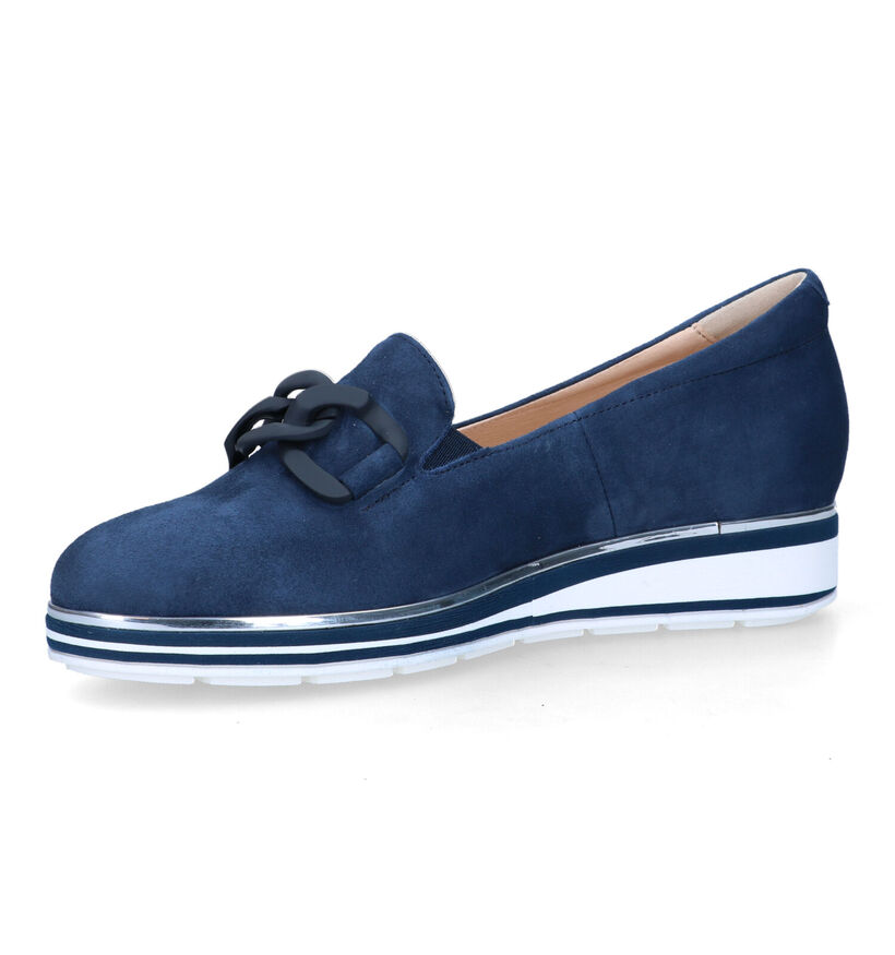 Softwaves Chaussures à enfiler en Bleu en daim (325077)