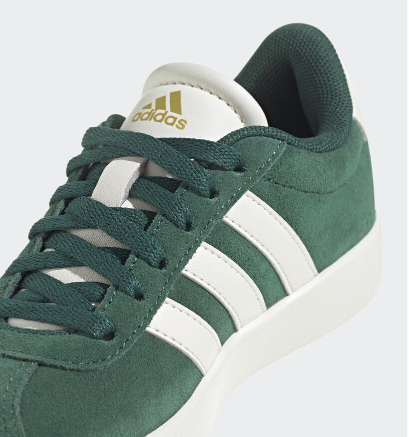 adidas VL Court 3.0 Groene Sneakers voor jongens, meisjes (343222)