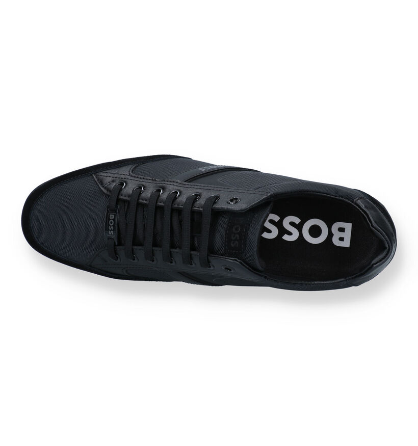 BOSS Saturn Low Chaussures à lacets en Noir pour hommes (332872) - pour semelles orthopédiques