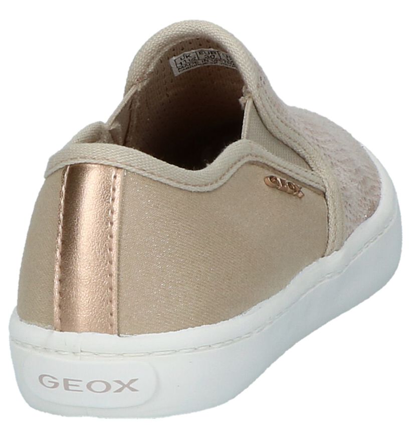Geox Licht Beige Slip-on Sneakers, , pdp