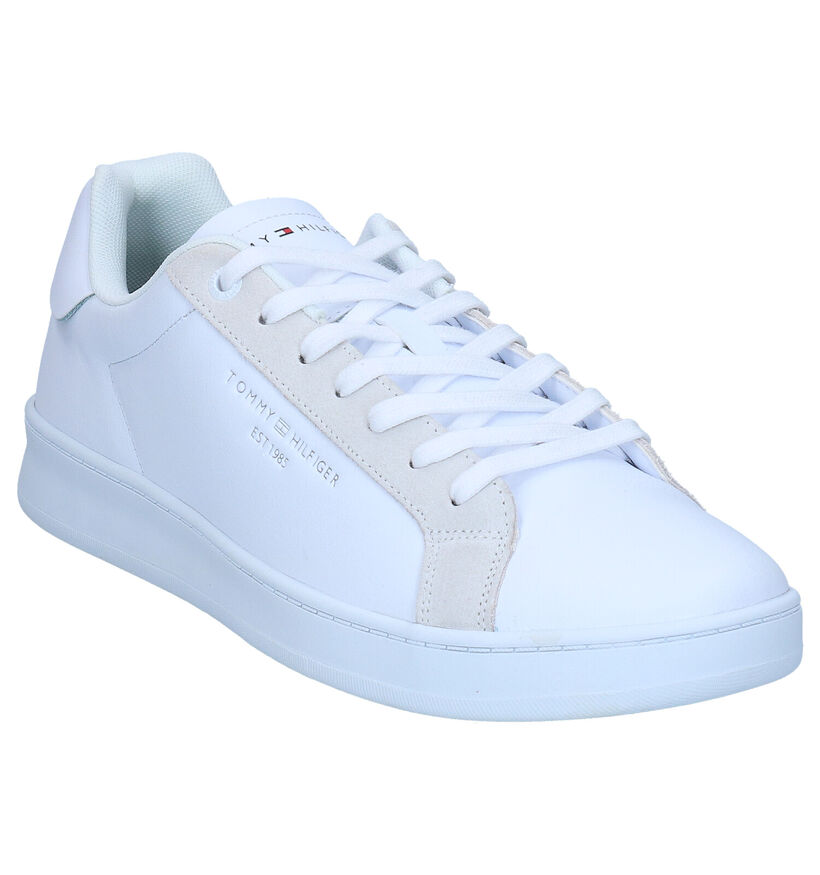 Tommy Hilfiger Cupsole Chaussures à lacets en Blanc en cuir (293053)