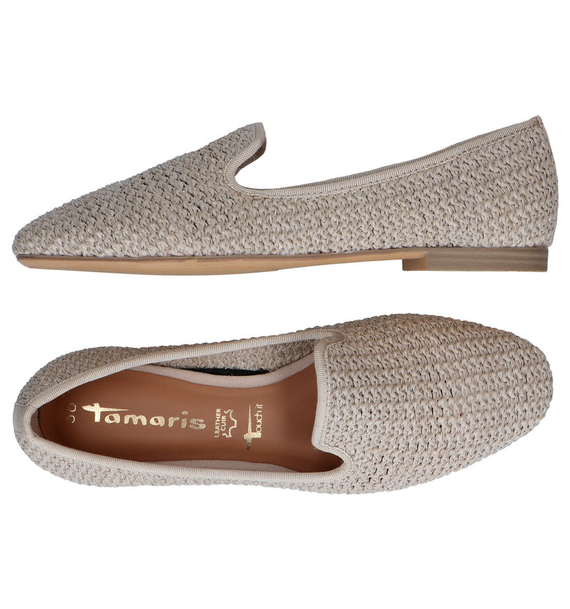 Tamaris Touch it Groene Loafers in stof (292215)