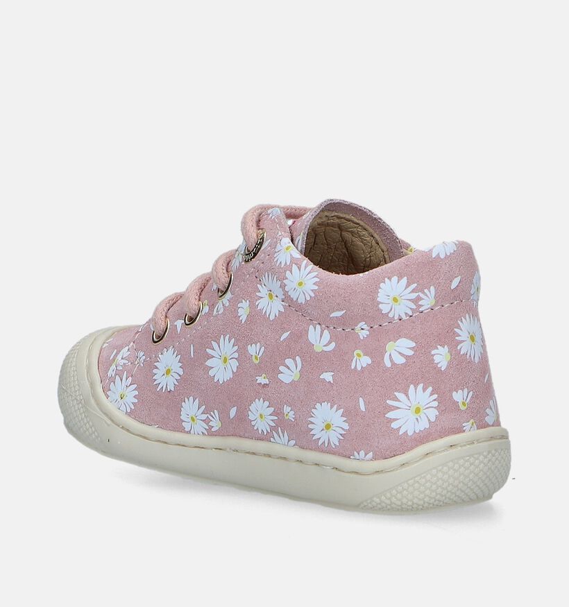 Naturino Cocoon Suede Chaussures pour bébé en Rose pour filles (339405)
