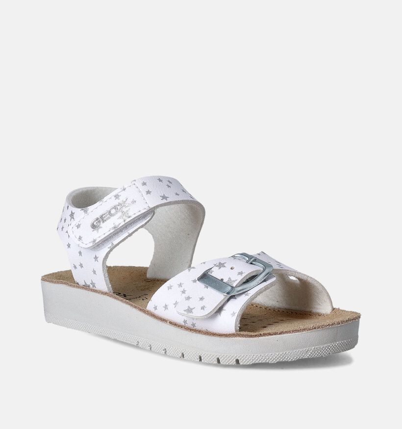 Geox Costarei Sandales en Blanc pour filles (356407)