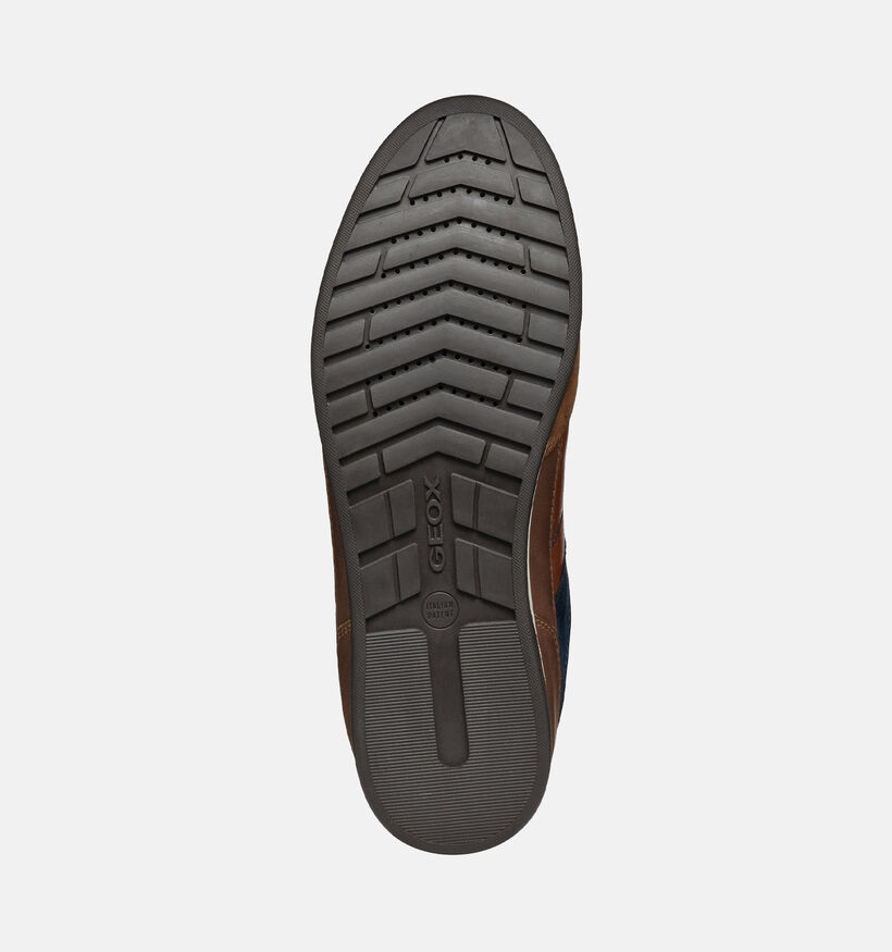 Geox Renan Cognac Veterschoenen voor heren (344328) - geschikt voor steunzolen