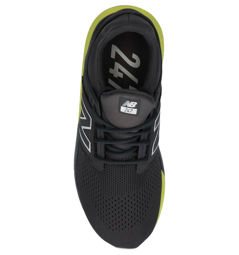Donkergrijze Lage Sportieve Sneakers New Balance KL 247 in stof (222863)