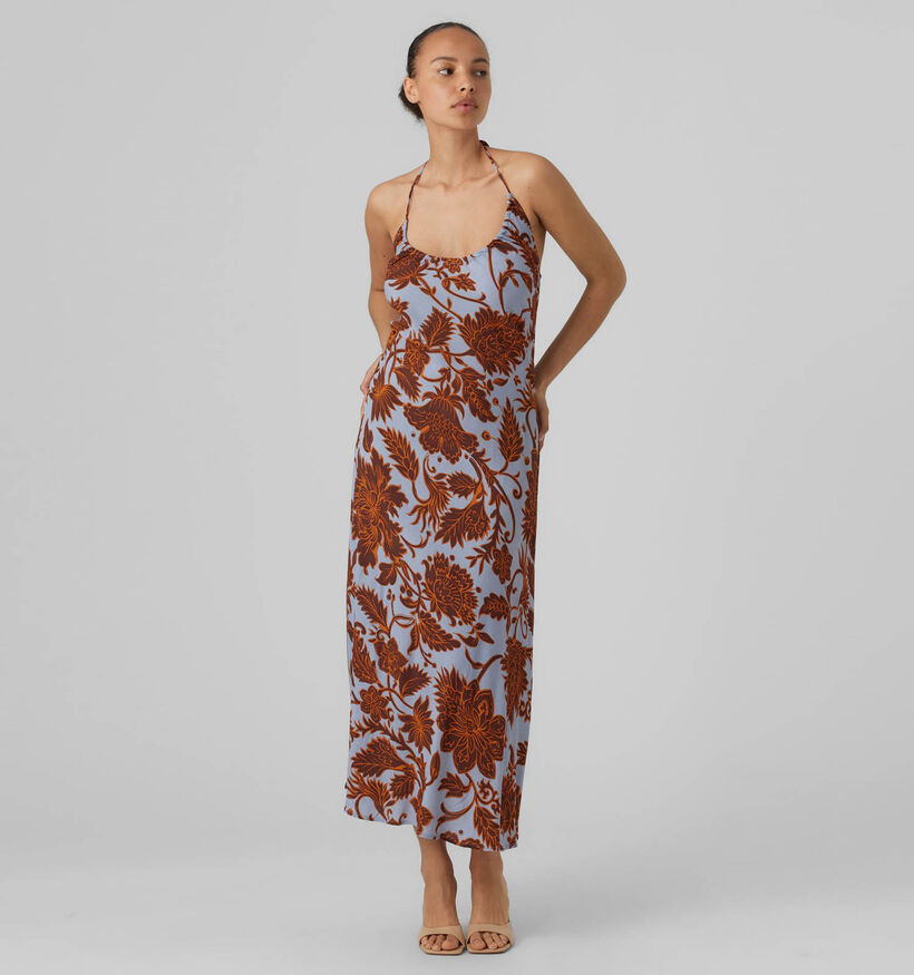 Vero Moda Fatal Robe maxi en Brun pour femmes (327233)