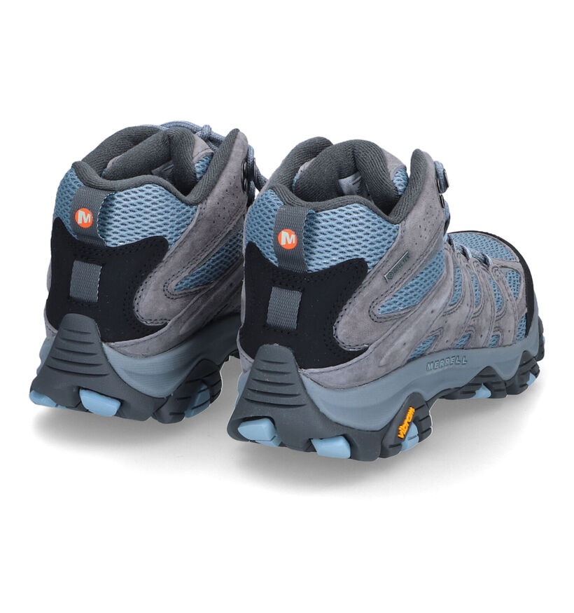 Merrell Moab 3 Mid Gore Tex Grijze Wandelschoenen voor dames (301284) - geschikt voor steunzolen