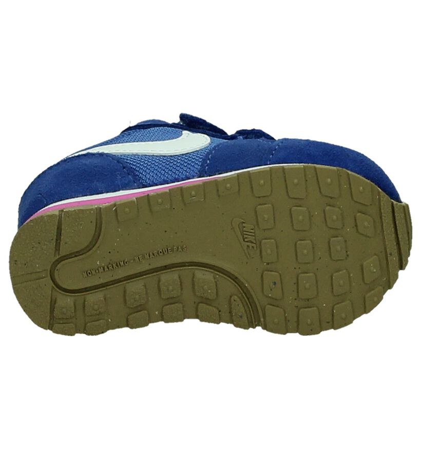 Nike MD Runner Sneaker Blauw in daim (198109)