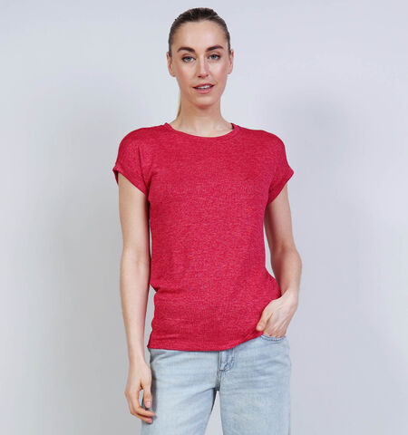 Vero Moda T-shirts Wit/Rood