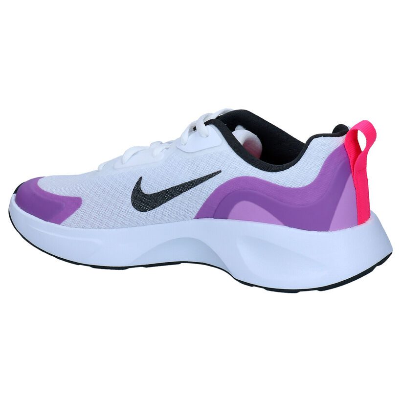Nike Wearallday Witte Sneakers voor meisjes (291173) - geschikt voor steunzolen
