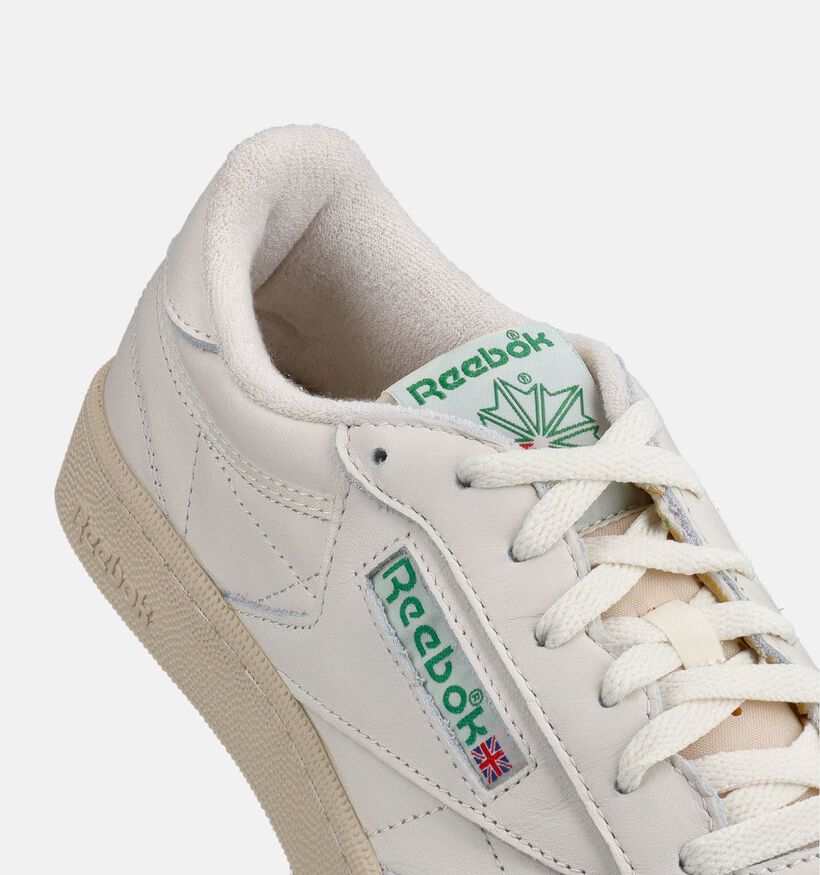 Reebok Club C 85 Vintage Ecru/Groene Sneakers voor heren (368823)