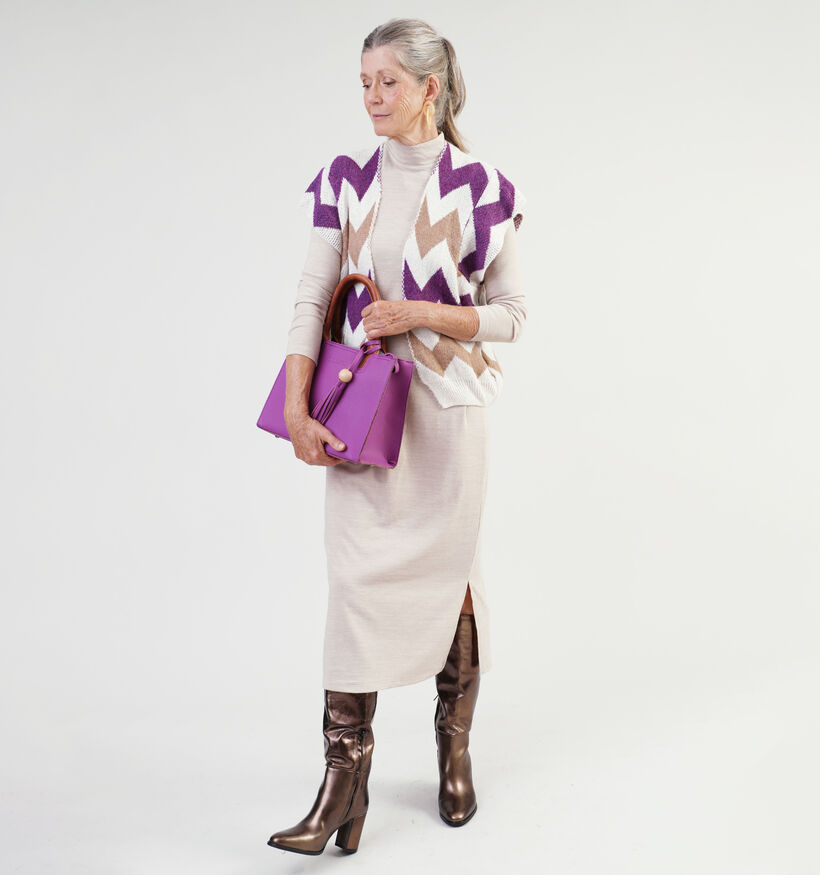 Dolce C. Gilet en Beige pour femmes (340389)