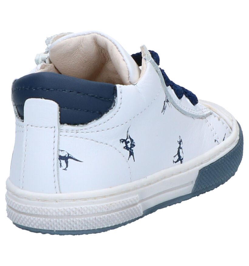 STONES and BONES Dipo Chaussures à lacets en Blanc en cuir (268850)
