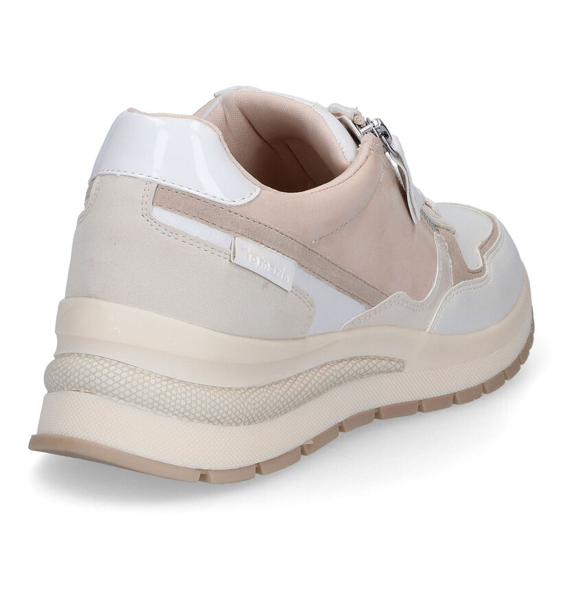 Tamaris Baskets casual en Beige pour femmes (306326) - pour semelles orthopédiques